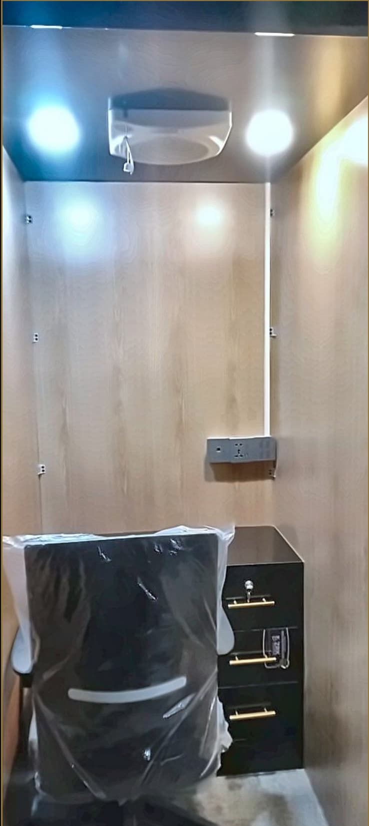 Private cabin at Azura Workspaces